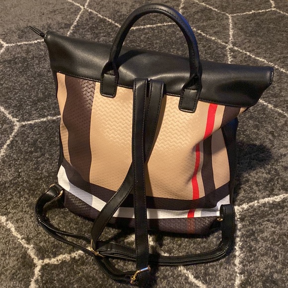 Plaid backpack - Picture 2 of 5